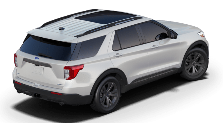 2021 Ford Explorer XLT Star White, 2.3L EcoBoost I-4 Engine with Auto ...